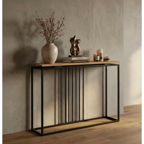 KONSOLA Z DREWNA LITEGO DĄB OLCHA JESION SKD-368